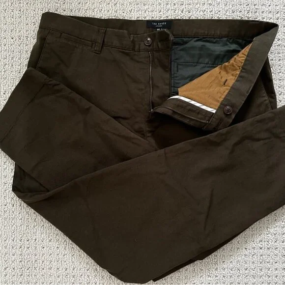 Ted Baker Green Genbee Casual‎ Relaxed Chinos 36R Men’s - Picture 5 of 11
